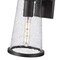 Z-Lite Bar Harbor Outdoor Wall, 1-Light, 7.5 In.W x 8.25 In.L x 12.5 In.H, Sand Black/Clear seedy 5004M-BK - alternate 5